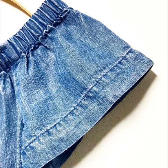 Cloth & Stone Off The Shoulder Chambray Dress - Picture 4 of 8